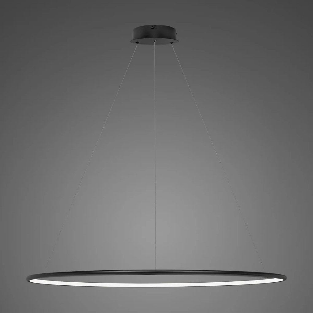 Altavola Design Ledowe Okręgi lampă suspendată 1x45 W negru LA073/P_120_in_4k_black