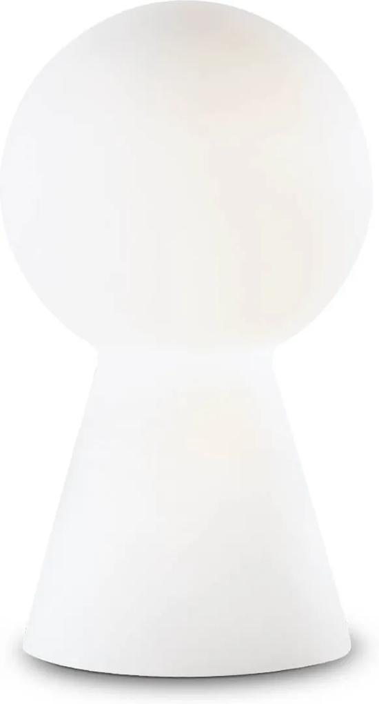 Stalp Ideal Lux Birillo Tl1 Small Bianco E27, Crom, 000268, Italia
