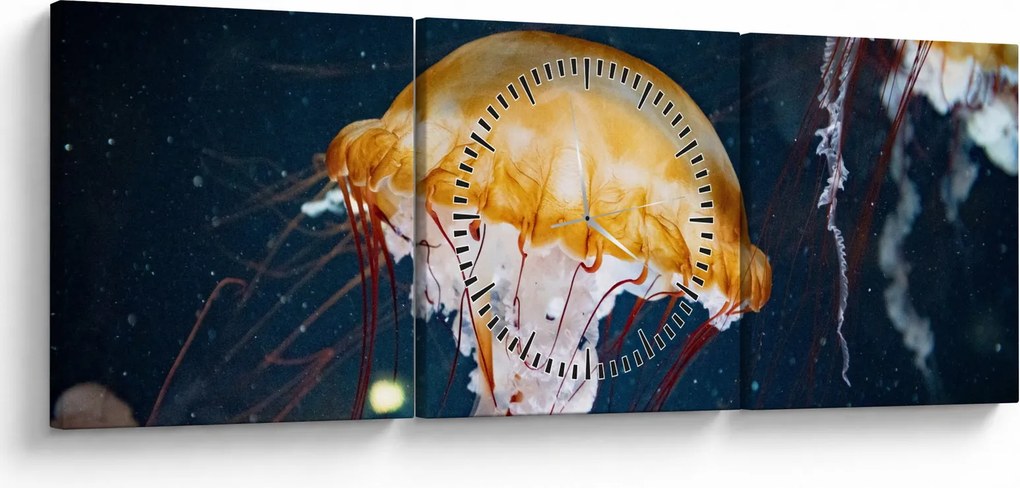 Tablou - Medusa (cu ceas) (90x30 cm)