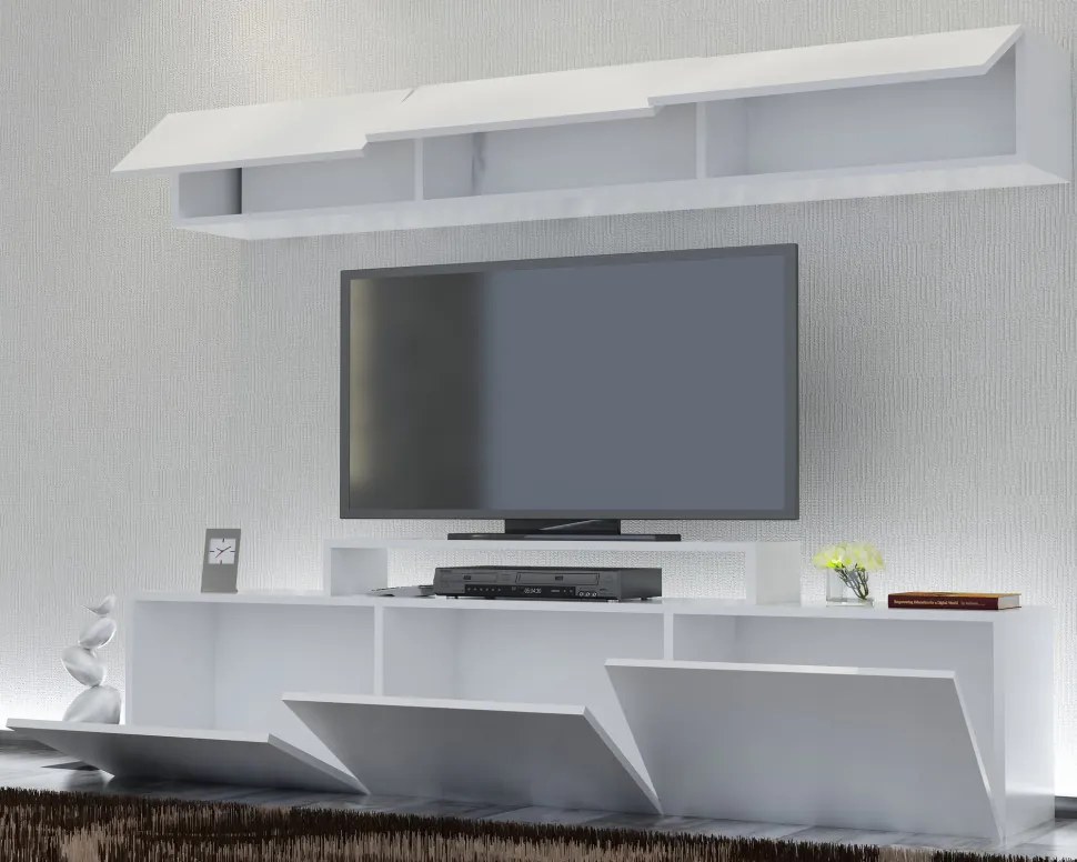 Comoda TV Line - Alb
