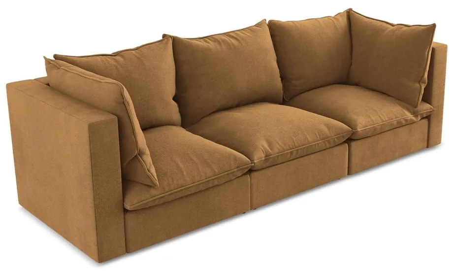 Canapea teracotă 255 cm Manao – Makamii