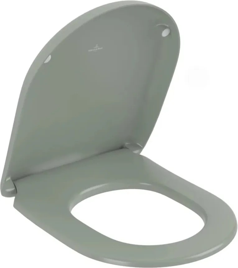 Capac WC Villeroy&Boch Antao functie SoftClosing si QuickRelease verde Morning Green