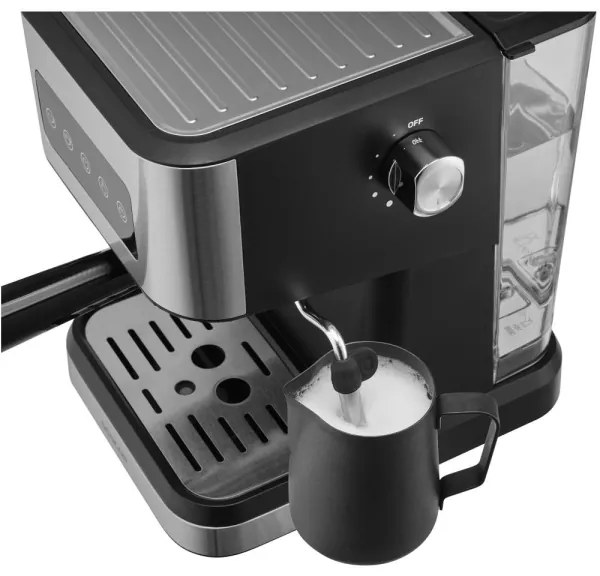 Sencor - Espressor cu pârghie 1050W/230V, negru/crom mat