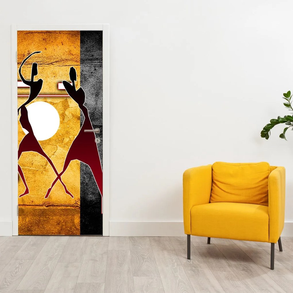 Fototapet pentru ușă - Pictură străveche (95x205cm)