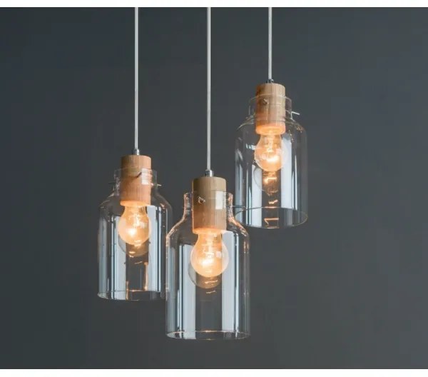 Lustră pe cablu ALESSANDRO 3xE27/60W/230V