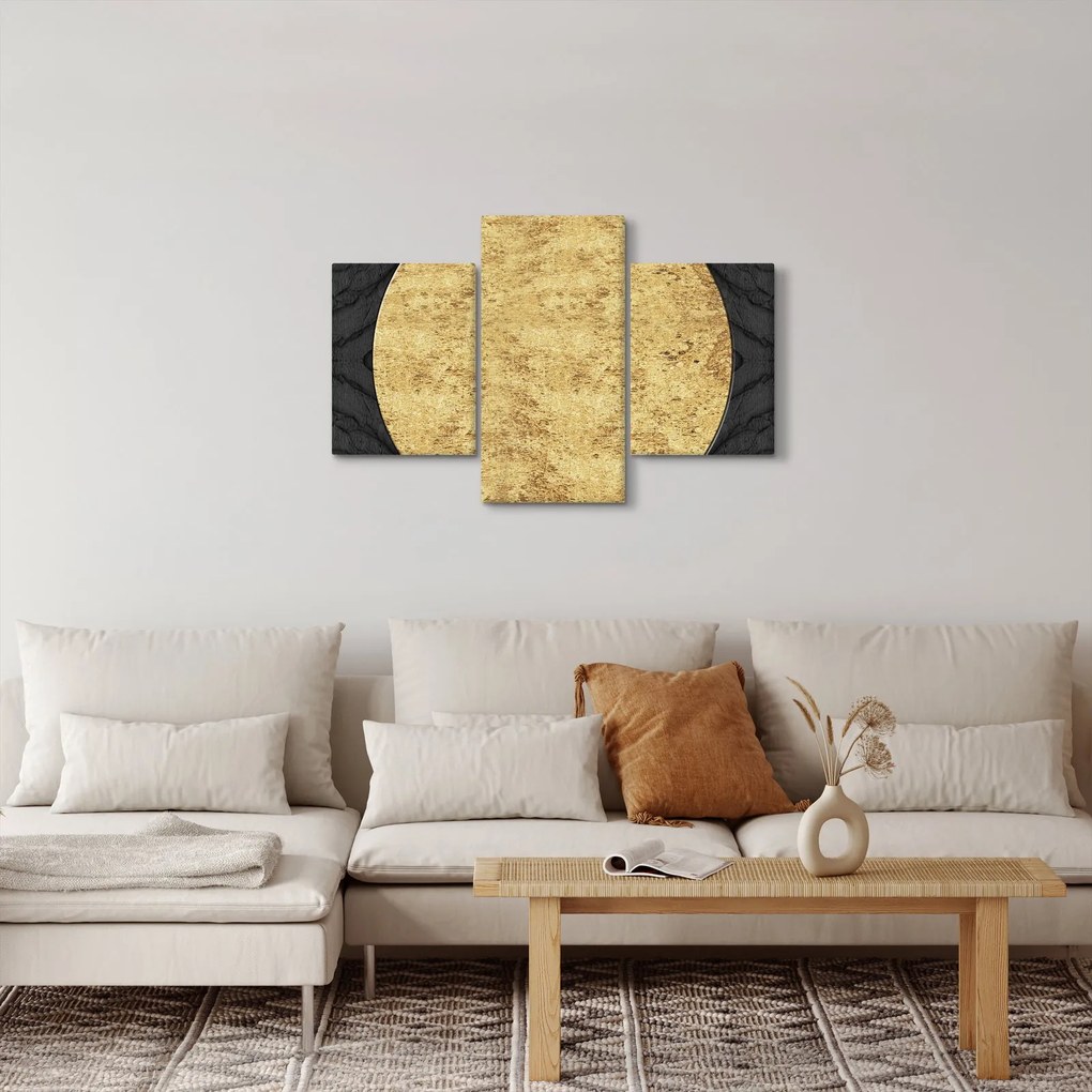 Tablou - Structura de aur N⁰2 (90x60 cm)