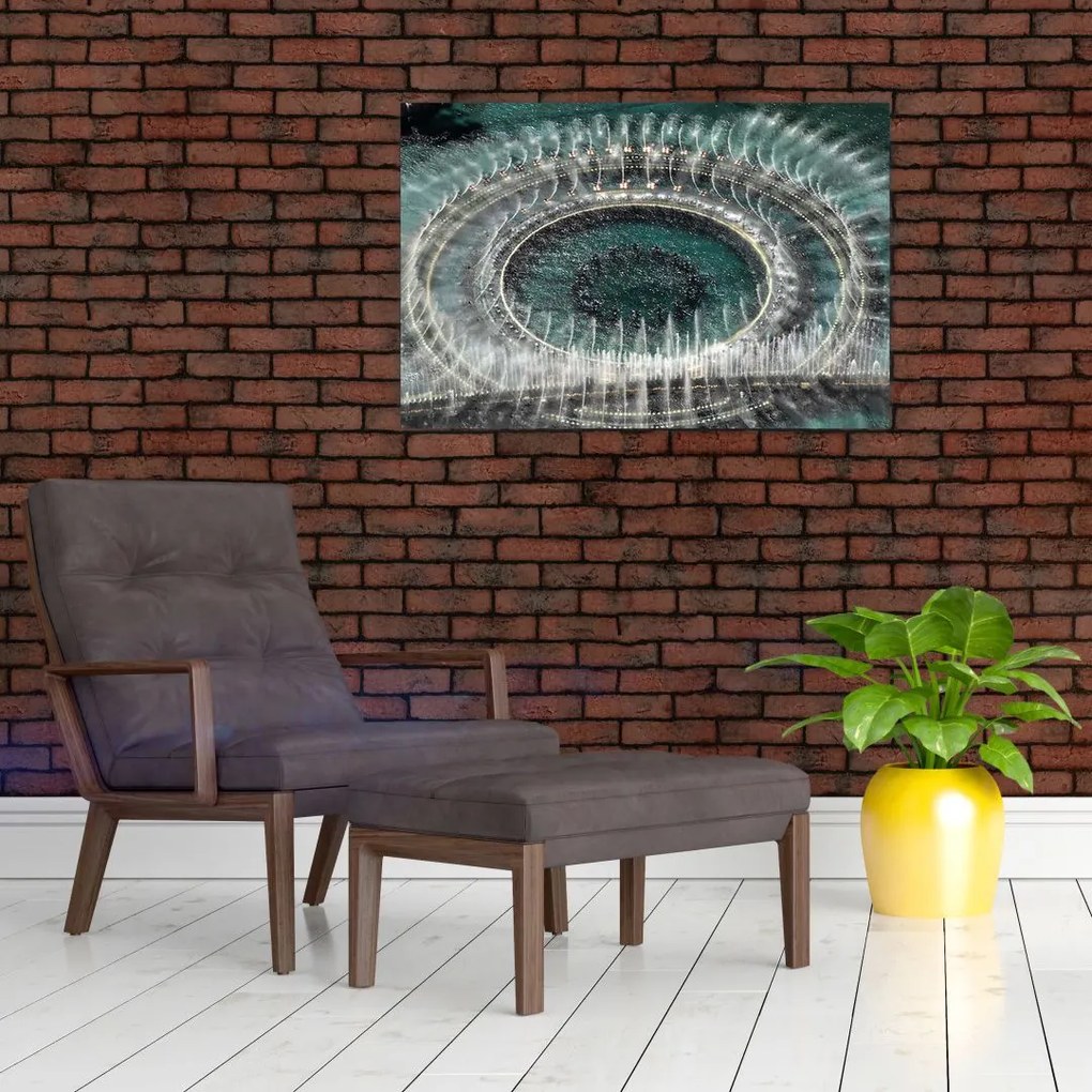 Tablou cu fântănă arteziană (90x60 cm)