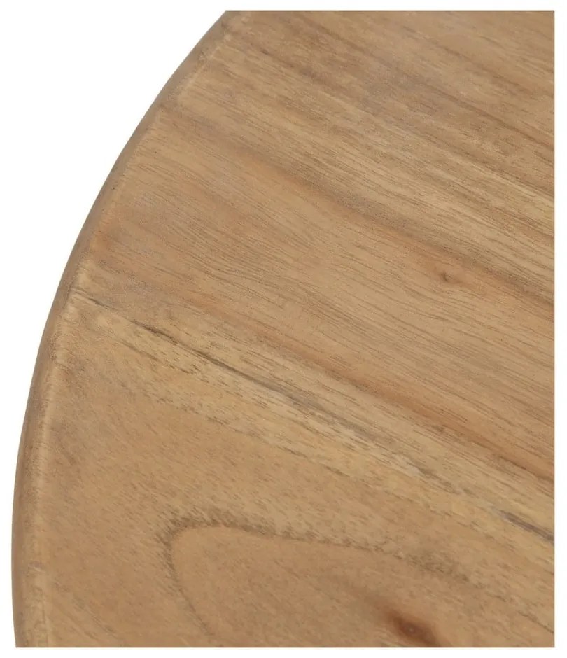 Măsuță auxiliară rotundă din lemn de mindi ø 40 cm Dala – Ixia