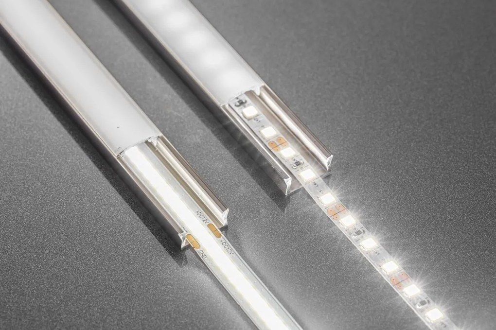 Bandă LED COB GTV pentru mobilier, lumină caldă, 480 LED m, 750 lm m, 12V, IP20, 5 m Alb cald, 11 W/m, 12 V, LED Cob, 750 lm/m, 8 mm