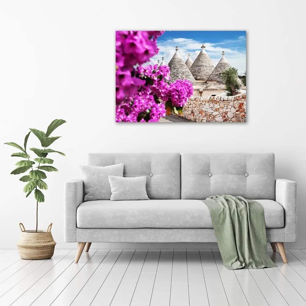 Imprimare tablou canvas Case trulli