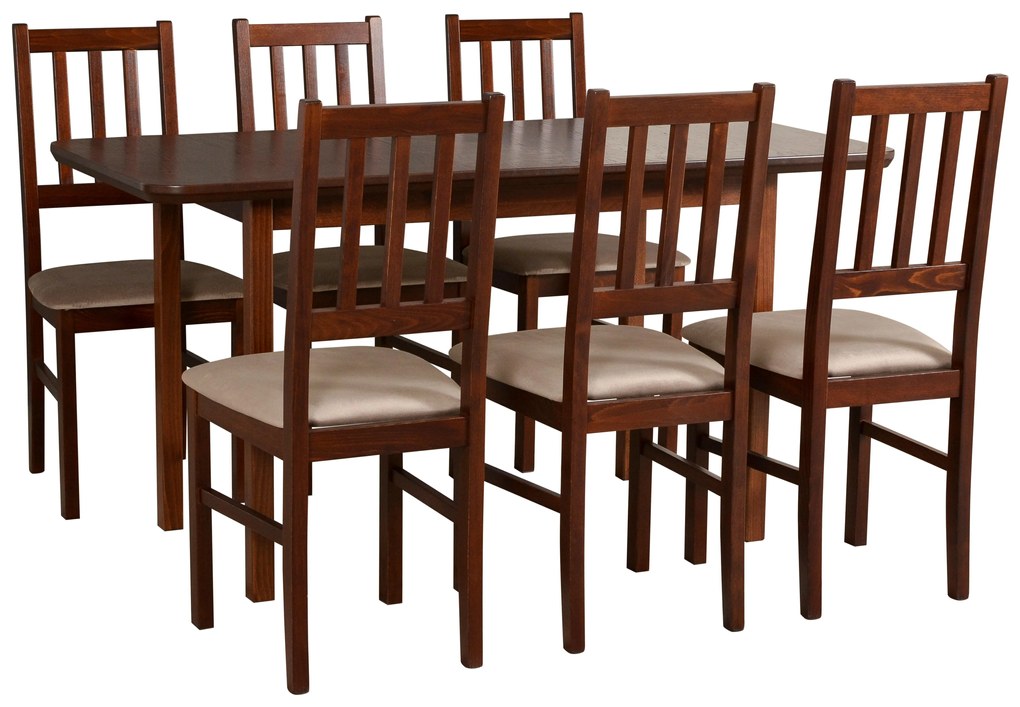 Set masă scaune pentru sufragerie Marlon (pentru 4 până la 6 persoane). 608090