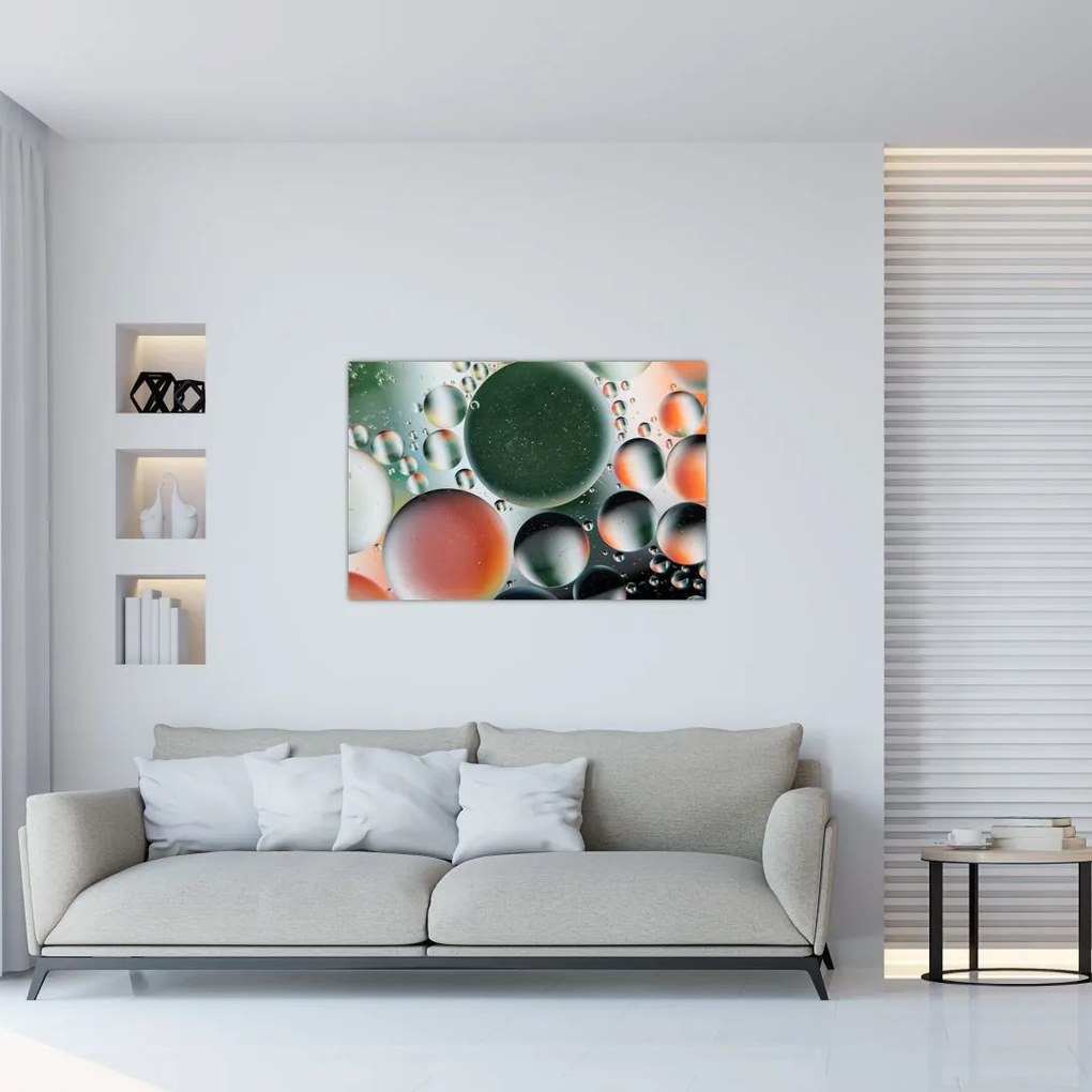 Tablou abstract - buline (90x60 cm)