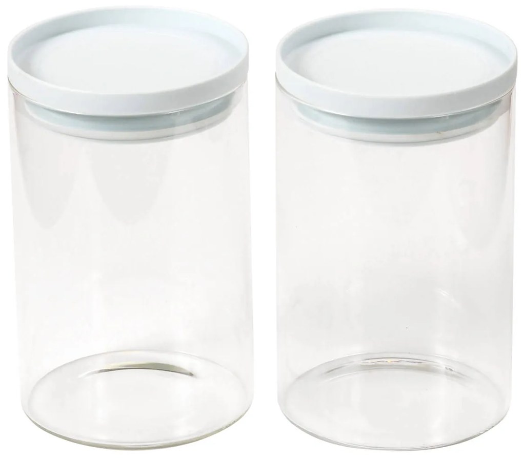 Set două recipiente de depozitare din sticlă, 10 x 15 cm, Kesper