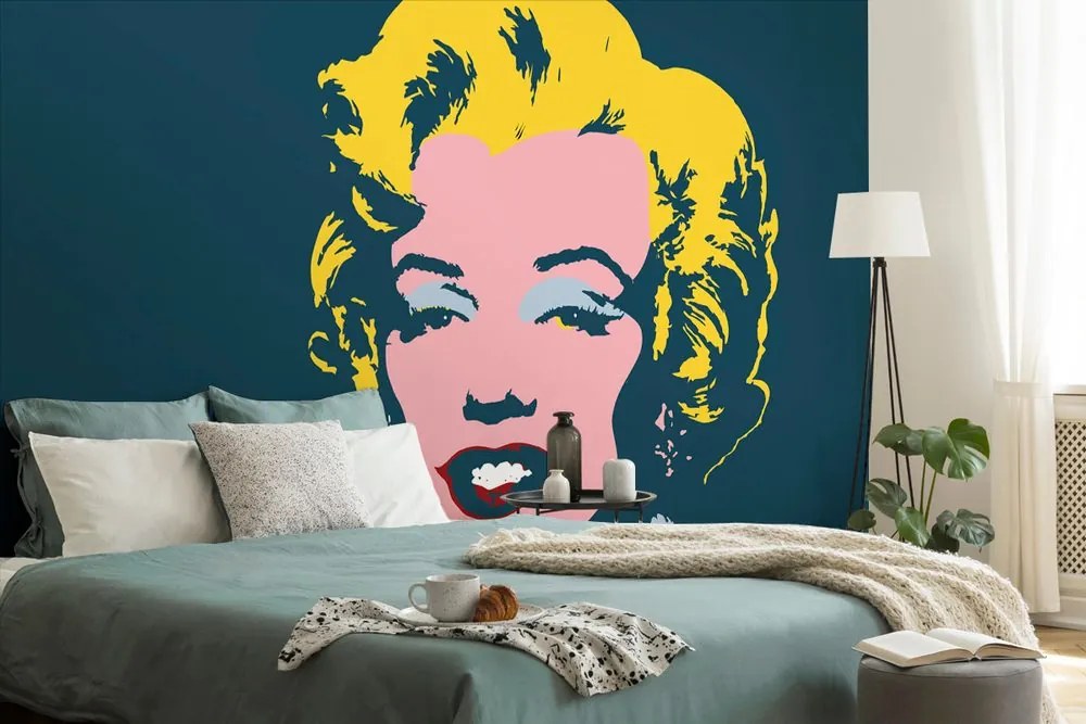 Tapet autoadeziv Marilyn Monroe în design pop art