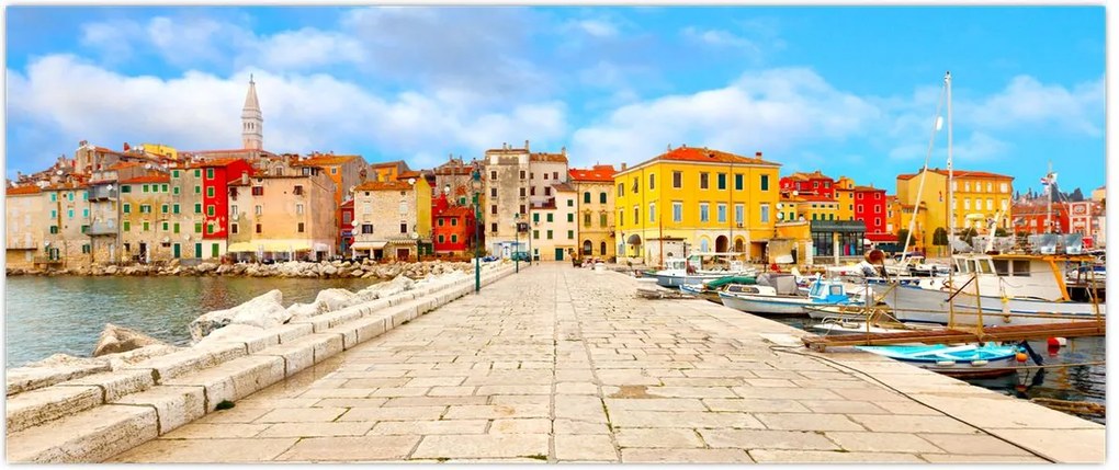 Tablou - Orașul Istrian vechi Poreč, Croația (120x50 cm)