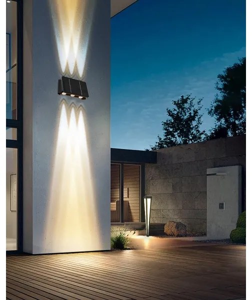 Aplică LED solară cu senzor Immax 08491L LED/2W/5V IP54