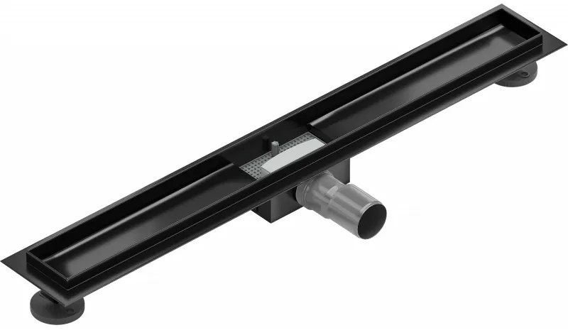 Mexen Flat corp scurgere duș liniar 70 cm, Neagră - 1715070