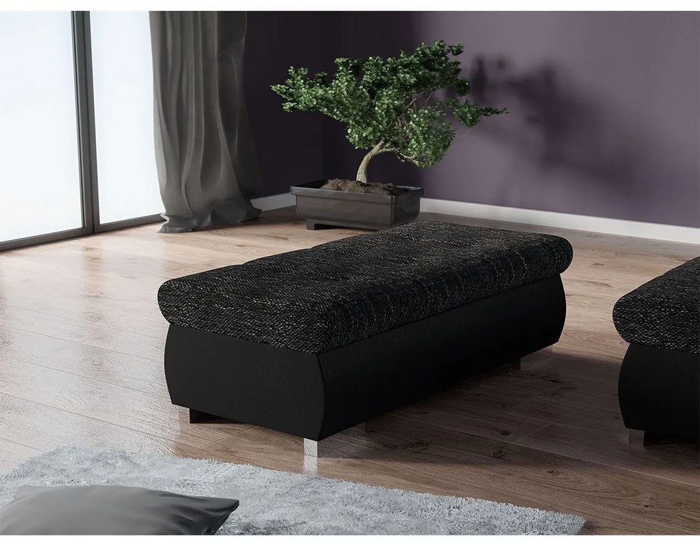 Taburete Hesron (piele ecologică Soft 011 + Lawa 06). 1058173