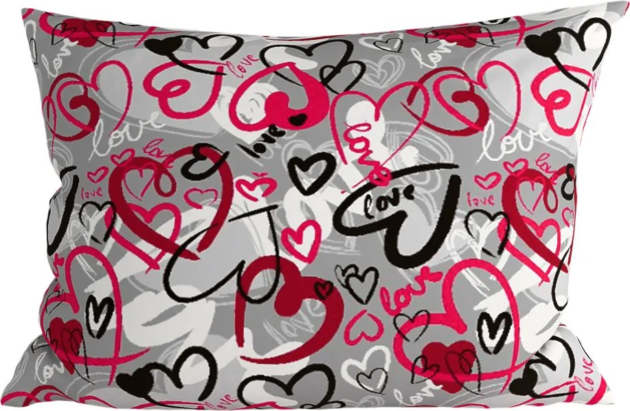 Fata de perna din policoton STREET LOVE POLY 70x90 cm, gri