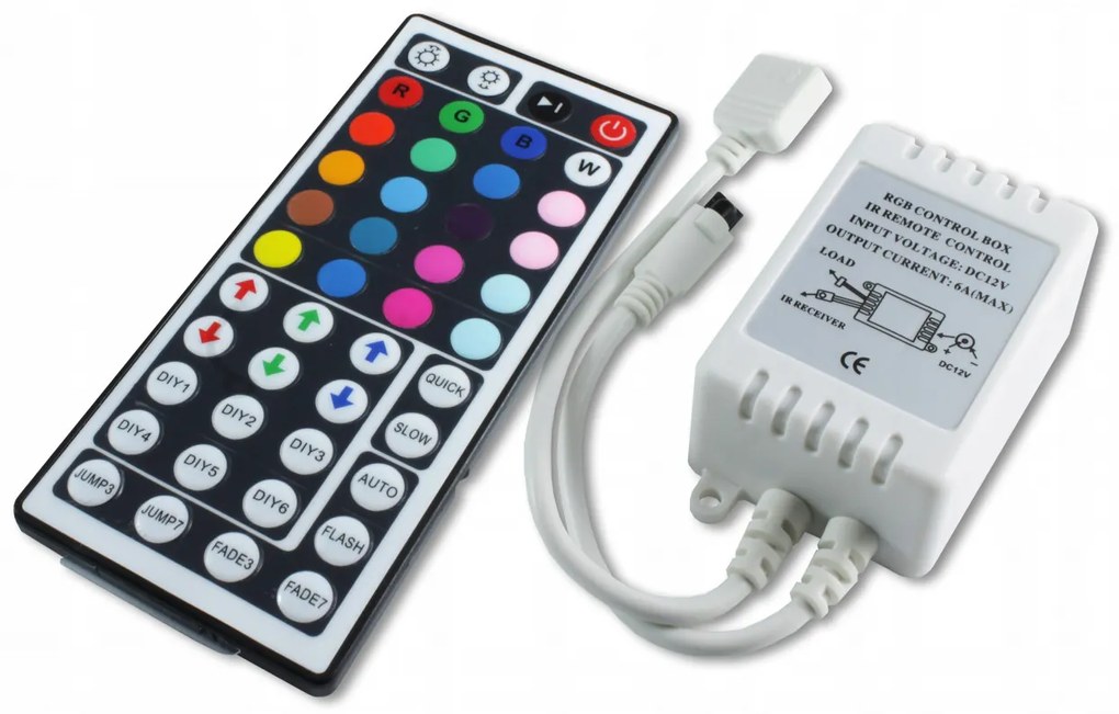 Controller slim 44 taste banda led RGB 6A 12V 72W