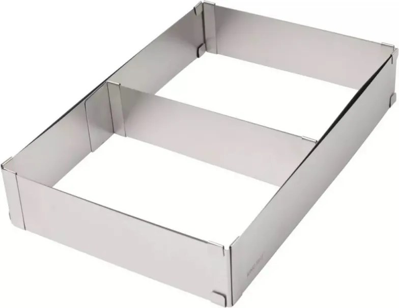 Resigilat: Forma de copt Kinghoff KH 1907, Reglabila 27,5-52,4 cm, Otel inoxidabil, Argintiu