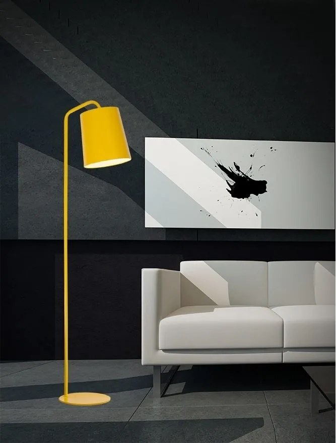 Lampadar / Lampa de podea design modern Stabile galben NVL-549601