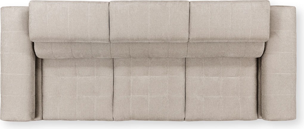 Canapea trei locuri cu funcție de dormit Tyrion - șenilă bej Vibe 08