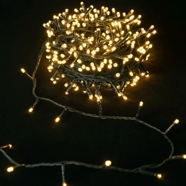Aigostar - LED Ghirlandă de Crăciun pentru exterior 500xLED/6W/230V 50m IP44 alb cald