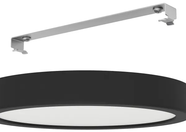 Eglo 900653 - Plafonieră LED pentru baie FUEVA, 17W/230V, neagră, IP44