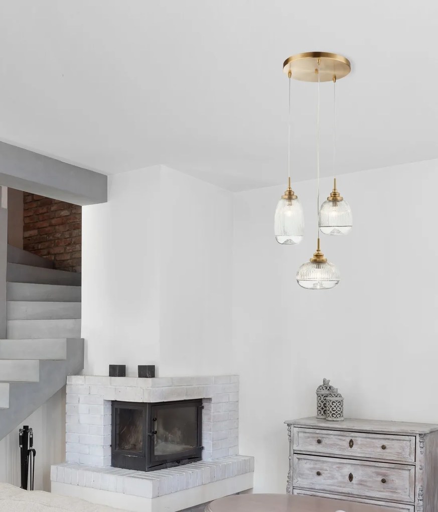 Lustra cu 3 pendule design modern Mond
