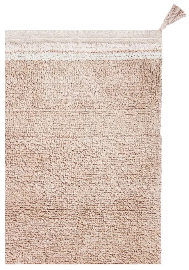 Covor roz deschis lavabil/țesut manual din bumbac 140x200 cm Bloom Rose – Lorena Canals