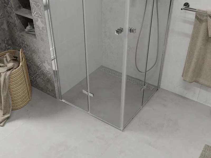 Mexen Lima Duo cabină de duș pliabilă 90 x 90 cm, transparentă, crom - 856-090-090-02-00