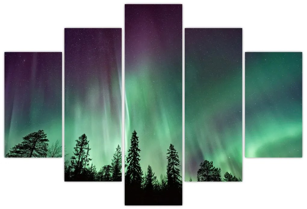 Tablou cu Northern Lights (150x105 cm)