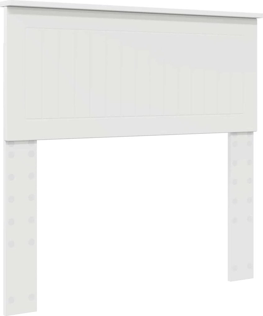 vidaXL Tăblie cap Alb 90 cm Lemn compozit