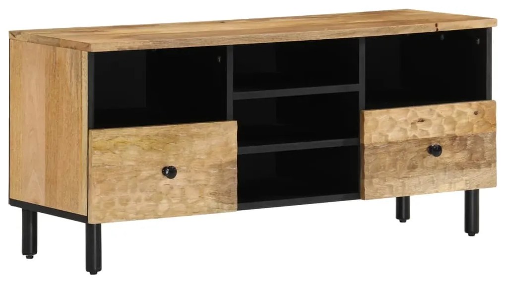 vidaXL Comodă TV, 100x33x46 cm, lemn masiv de mango