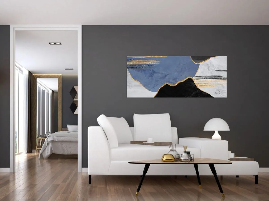 Tablou - Forme texturate (120x50 cm)