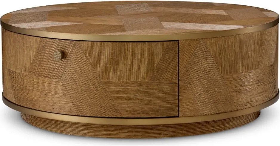 Masuta de cafea LUX, Furnir de stejar, Velutto