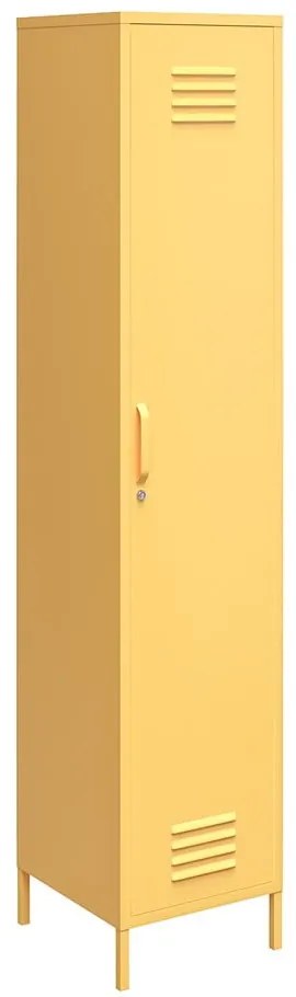 Dulap metalic galben Novogratz Cache, 38 x 185 cm