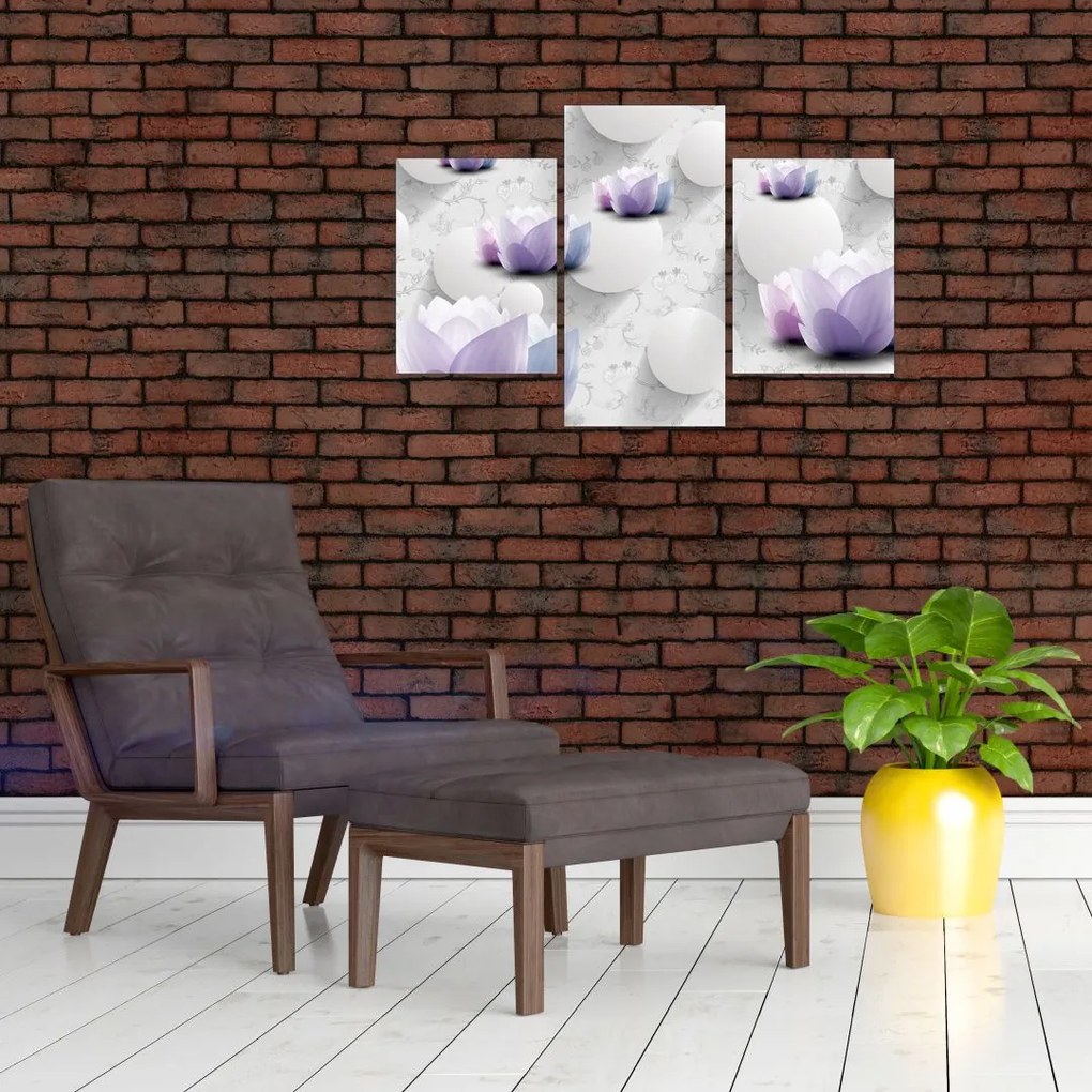 Tablou cu flori (90x60 cm)