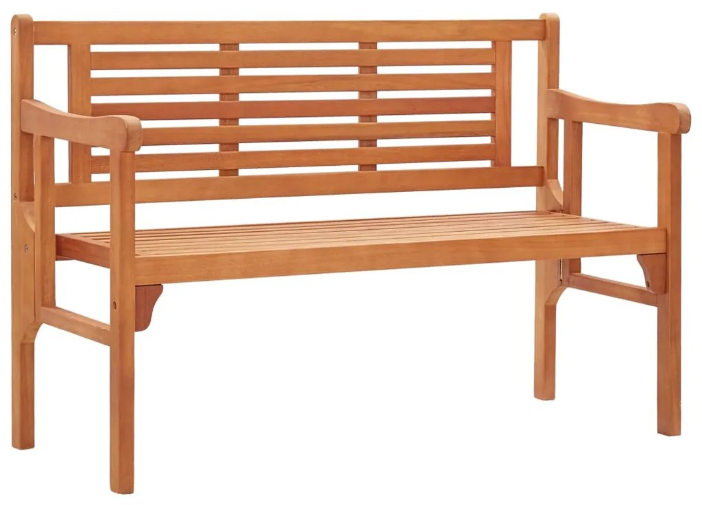 47293 vidaXL Bancă de grădină pliabilă, 120 cm, lemn masiv de eucalipt