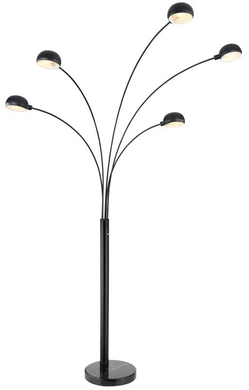 Lampadar, lampa de podea design modern Seymour negru