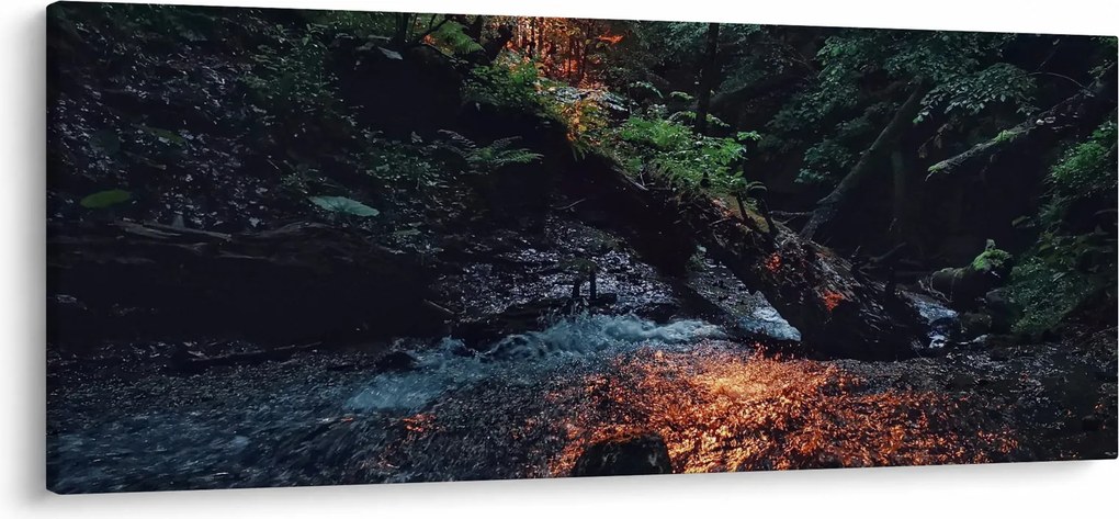 Tablou cu râu montan (120x50 cm)