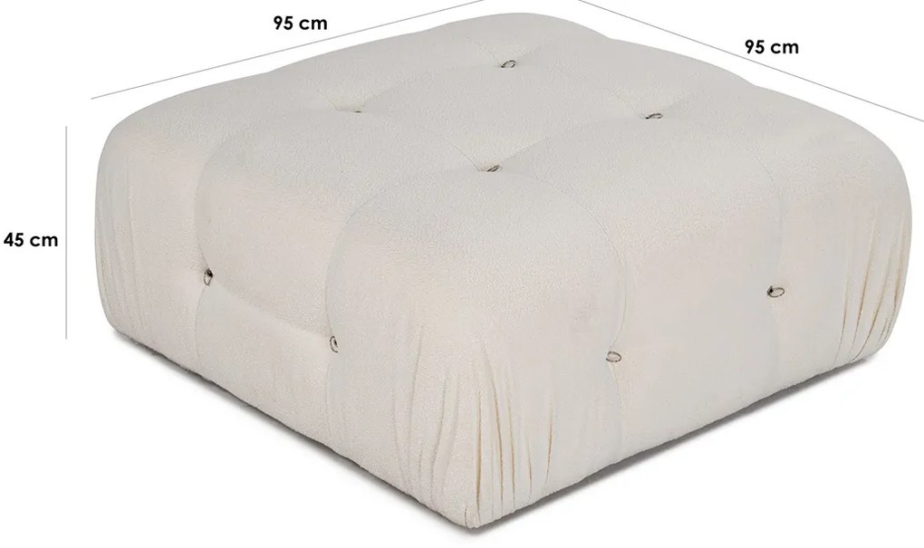 Taburette Bubble Pouffe Bej