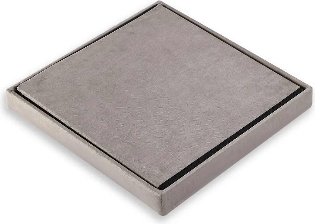 OFERTA Taburet pliabil bej ZAREX VELVET L II calitate.