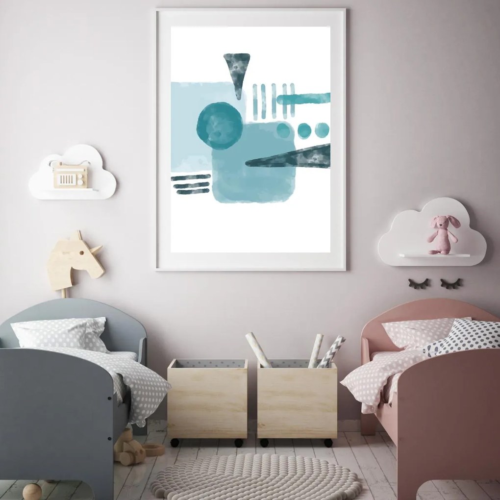 Poster - Abstracție pictată (A4)