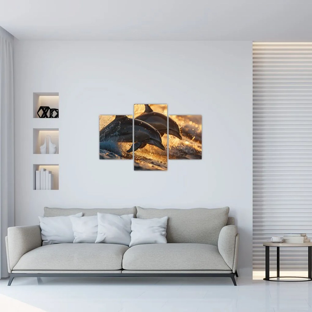 Tablou - Delfinii (90x60 cm)