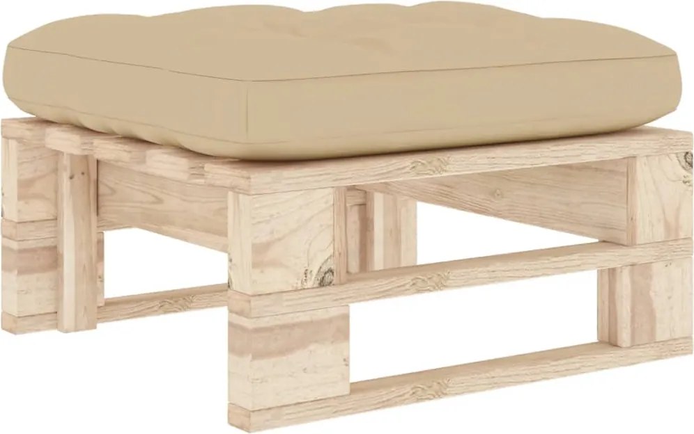 vidaXL Taburet de grădină din paleți, lemn de pin tratat