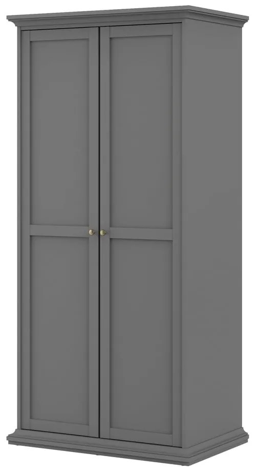 Șifonier gri 96x201 cm Paris – Tvilum