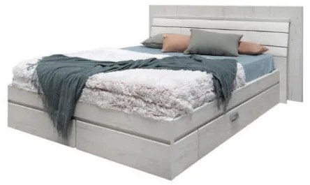 Set Mobila Dormitor Vanity Cu Dulap, Comoda, 2 Noptiere Si Pat Cu Dimensiunea Saltea 160 X 200 Cm,