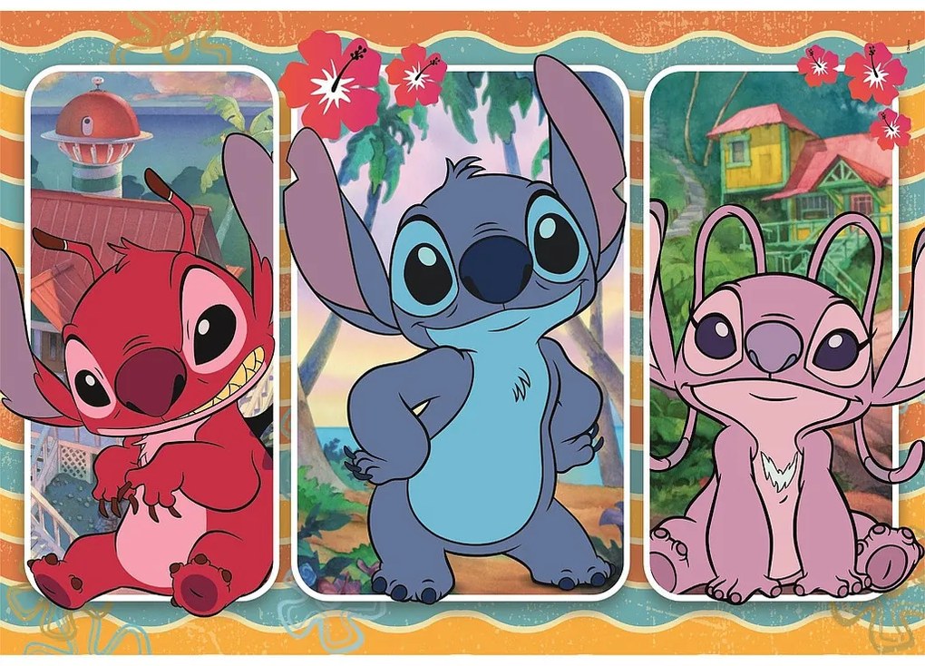 Disney Lilo și Stitch Evile Puzzle maxi de 24 de piese Clementoni
